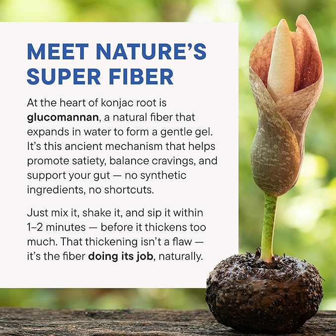 Daily Nouri FeelFull Prebiotic Fiber Drink Mix | Supports Natural Fullness, Appetite & Cravings