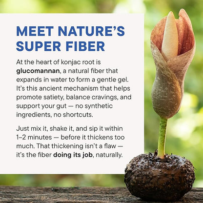 Daily Nouri FeelFull Prebiotic Fiber Drink Mix | Supports Natural Fullness, Appetite & Cravings
