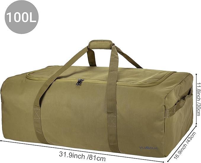 Large Duffle Bag 100L, Travel Duffel Bag for Men, Water & Tear Resistant Travel Bag, Extra Large