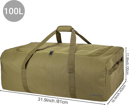 Large Duffle Bag 100L, Travel Duffel Bag for Men, Water & Tear Resistant Travel Bag, Extra Large