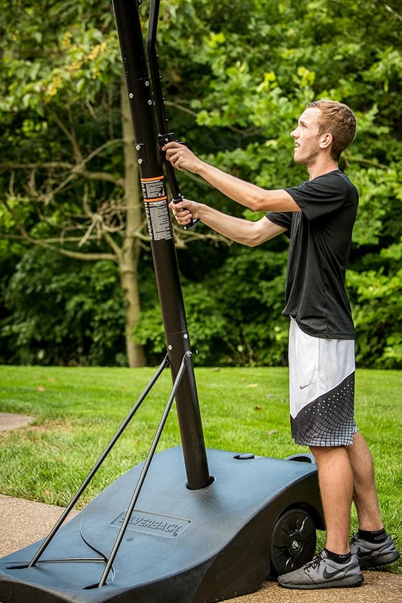 Silverback NXT Portable Adjustable 10ft Outdoor Basketball Hoop - 50" and 54" Basketball Goal