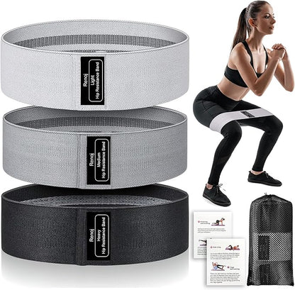 Renoj Resistance Bands, Yoga Starter Sets for Women and Men, 3 Set of Stretch Exercise Workout