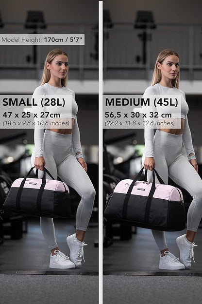 Fitgriff® Gym Bag V2 for Men and Women with Shoe & Wet Compartment - Duffle Bag for Travel, Sports