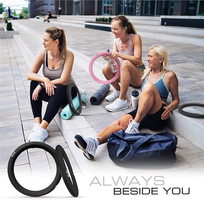 Yes4All Power Ring 10lbs, Weight Ring, Weighted Circle, Kettlebell for Yoga Exercise, Aerobics