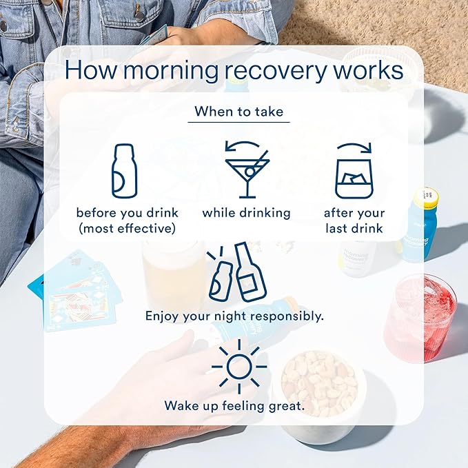 Morning Recovery Electrolyte, Milk Thistle Drink Proprietary Formulation to Hydrate While Drinking