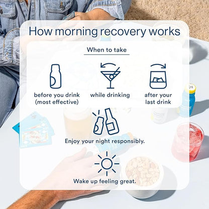 Morning Recovery Electrolyte, Milk Thistle Drink Proprietary Formulation to Hydrate While Drinking