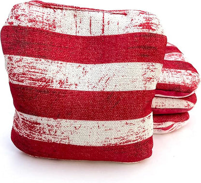 Professional Dual Sided Cornhole Bags- 16 oz 6x6 w/Premium Resin Fill - Official Tournament