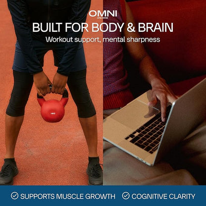 Creatine Monohydrate Gummies - Supports Muscle Growth, Recovery & Brain Function - Convenient &