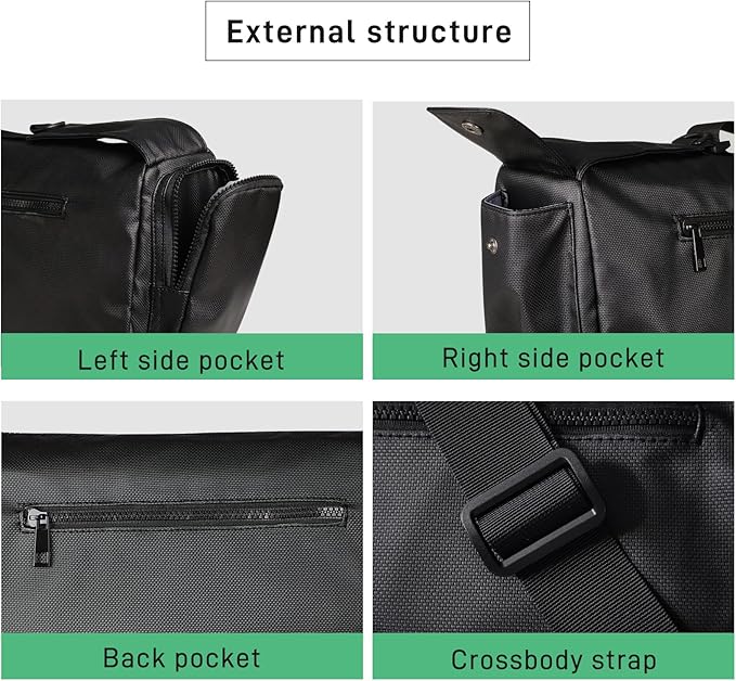 Small Sports Bag Waterproof Ultra-Light Gym Duffle for Men & Women Compact Mini Crossbody Bags