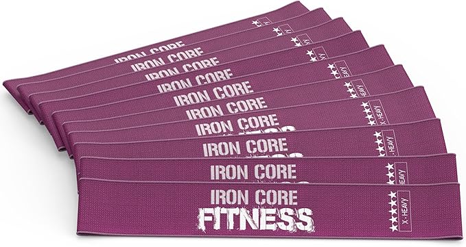 Fabric Mini Resistance Bands Sets for Trainers, Bootcamp, Gym for Men and Women in Fun Colors