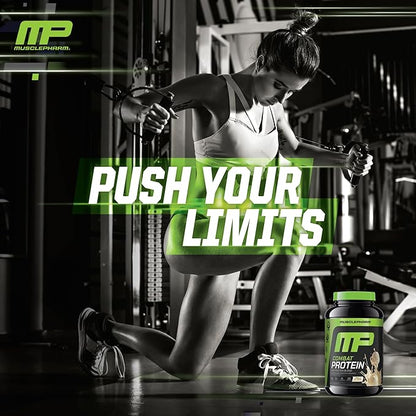 MusclePharm Combat Protein Powder, Vanilla Flavor, Fuels Muscles for Productive Workouts, 5 Protein