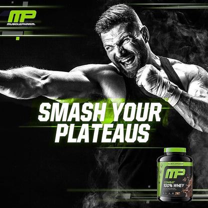 MusclePharm Combat 100% Whey Protein Powder, Chocolate Milk, Fast Recovery & Muscle Gain with Whey