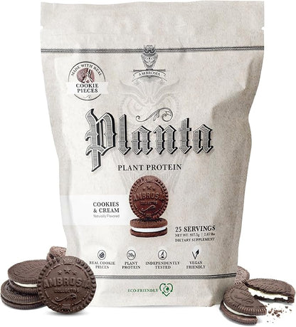 Ambrosia Planta - Premium Plant-Based Protein | Vegan & Keto Friendly | Gourmet Flavors with No