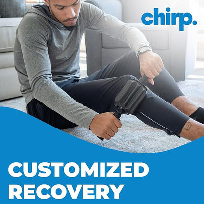 Chirp 3-in-1 Muscle Roller - Customizable Recovery Massager for Targeted Deep Tissue Massage