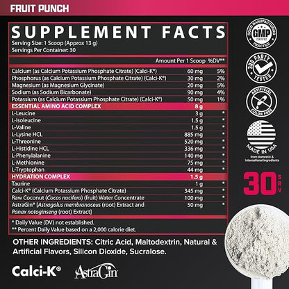 Nutrex Research EAA Hydration | EAAs + BCAA Powder | Muscle Recovery, Strength, Muscle Building