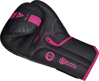 RDX Boxing Gloves, Pro Training Sparring, Maya Hide Leather, Muay Thai MMA Kickboxing, Men Women