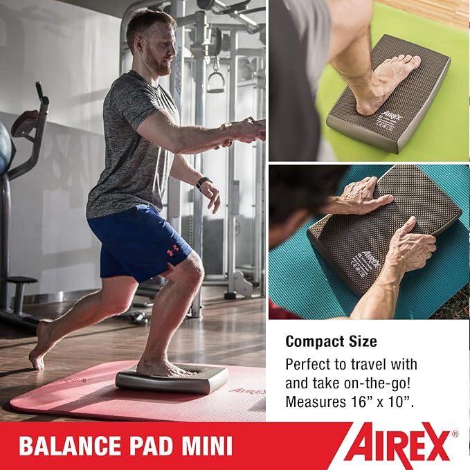 AIREX Balance Pad ??Stability Trainer for Balance, Stretching, Physical Therapy, Exercise