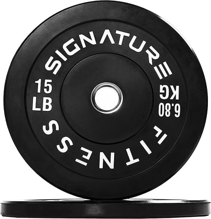 Olympic Bumper Plates Set, 2" Weight Plates for Strength Training & Weightlifting, Paris or Set or