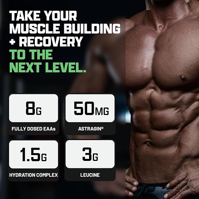Nutrex Research EAA Hydration | EAAs + BCAAs Powder | Muscle Recovery, Strength, Muscle Building