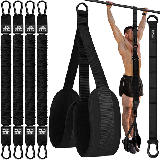 Ayombo Pull Up Assistance Bands, Resistance Bands for Pull Up Bar Workout, Adjustable Heavy Duty