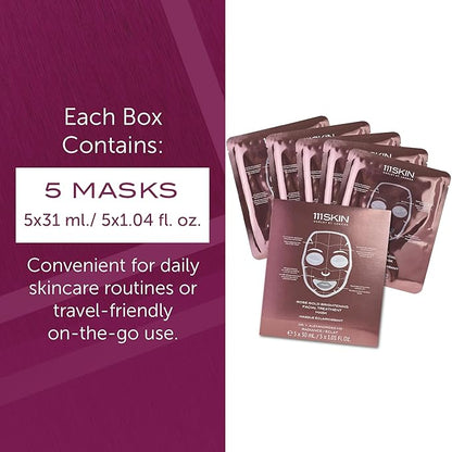111SKIN Rose Gold Brightening Facial Treatment Mask | Fragrance Free | The Ultimate Pre-Event Mask
