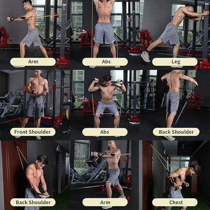 WHATAFIT Resistance Bands, Exercise Bands，Resistance Bands for Working Out, Work Out Bands with