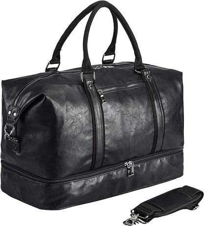 Weekender Overnight Bag Carry On Bag Travel Bag with Shoe Pouch