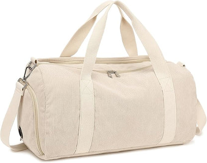 Duffle Bag for Gym Sports Women Girls Workout Travel Bag Weekender with Shoe Compartment and Wet