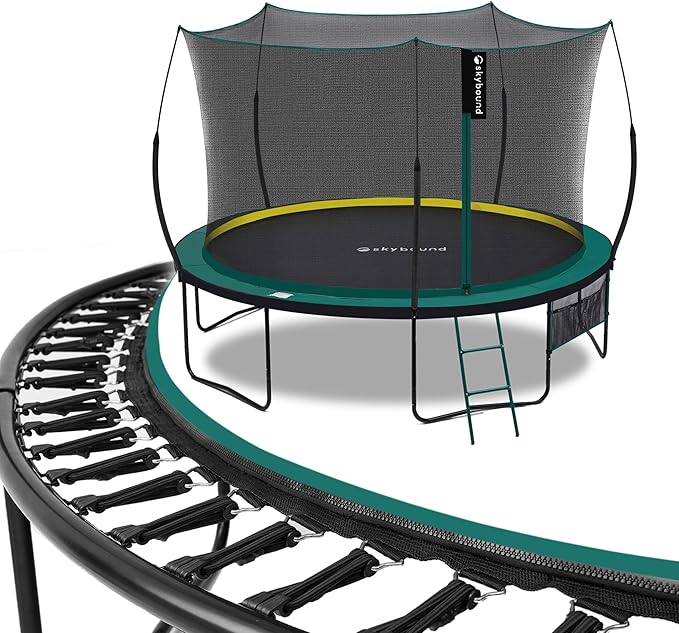 SkyBound 14 FT 12 FT 10FT 8FT 6FT Springless Trampoline for Kids and Adults - Recreational