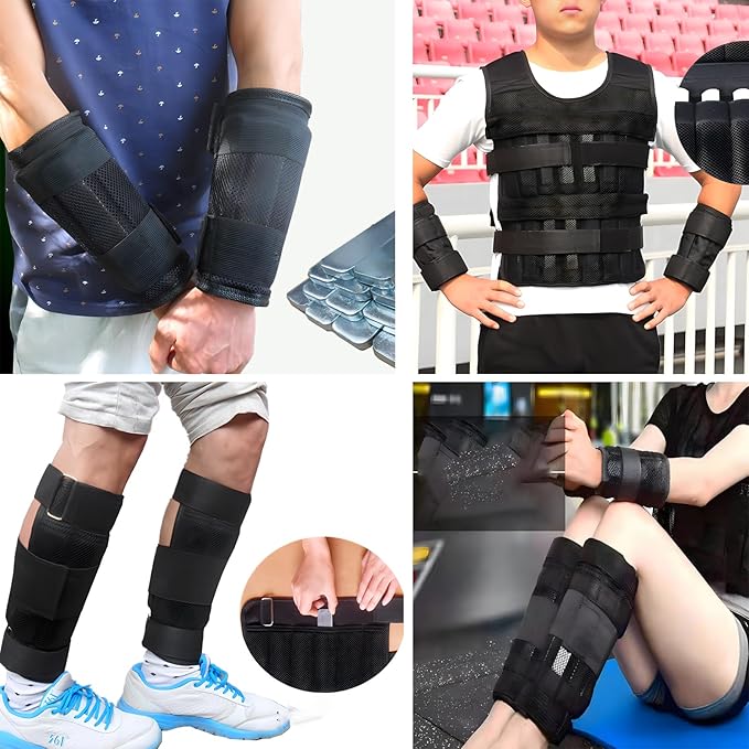 Weight Vest Plates, Adjustable Steel Weighted Plates For Vest, Round Head Strength Training Plates