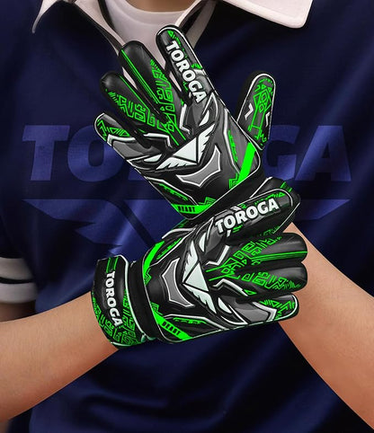 Goalkeeper Gloves for Kids & Youth – Soccer Goalie Gloves, Strong Latex Grip, Double Wrist Support