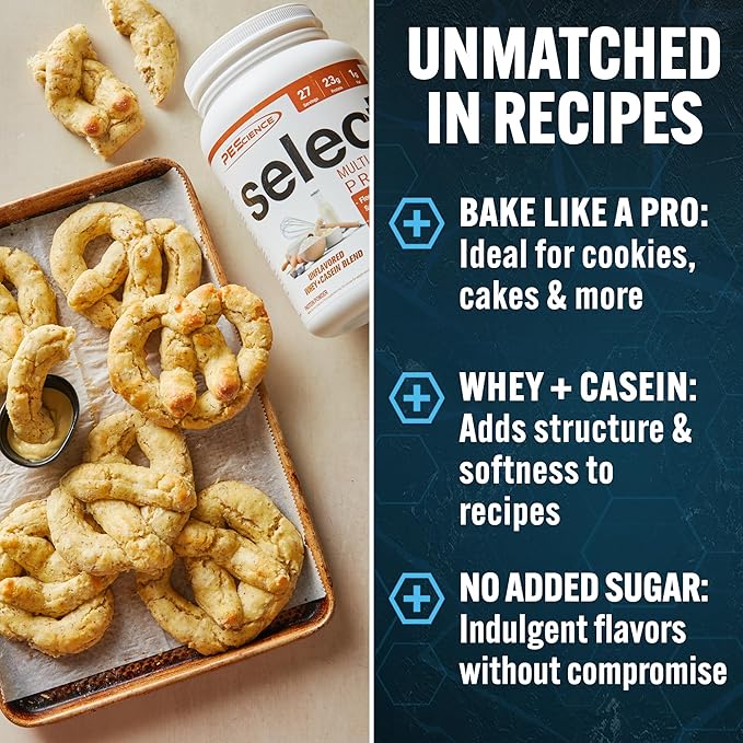 PEScience Select Multi-Purpose Unflavored Protein Powder, Low Carb, Keto Friendly, Gluten Free