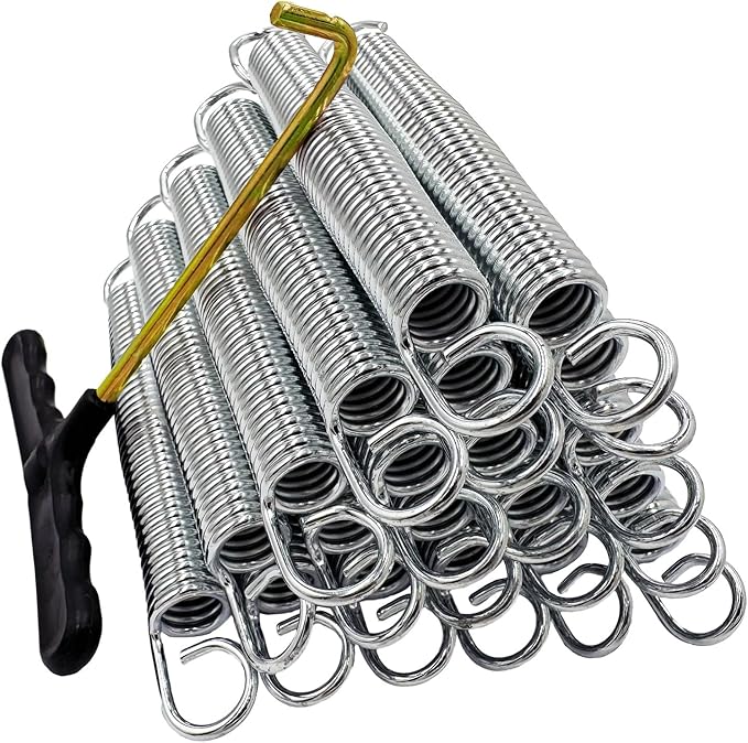 ZhenT Trampoline Springs Heavy Duty Galvanized 60Si2Mn Trampoline Replacement Parts Accessories