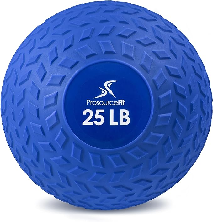 ProsourceFit Slam Medicine Balls 5, 10, 15, 20, 25, 30, 50lbs Smooth and Tread Textured Grip Dead
