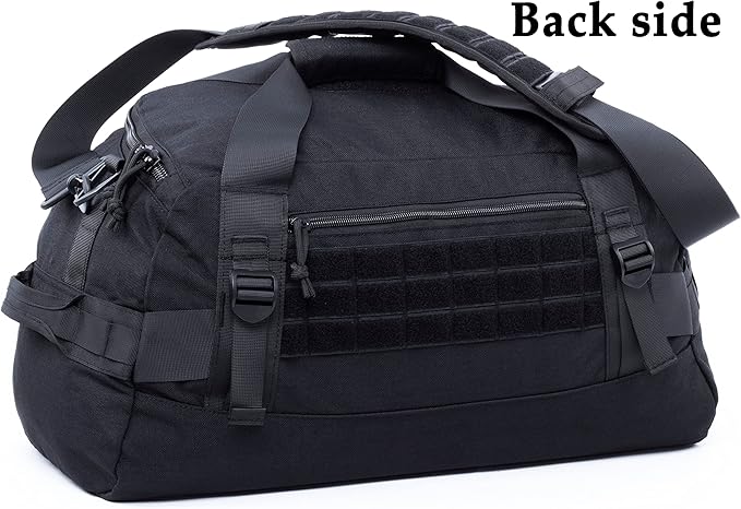 Tactical Duffle Bag MOLLE Gear Bag Carry on Travel Weekend Duffel Bag. Ideal for Hunting, Shooting