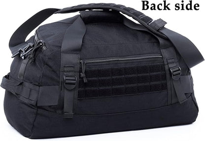 Tactical Duffle Bag MOLLE Gear Bag Carry on Travel Weekend Duffel Bag. Ideal for Hunting, Shooting