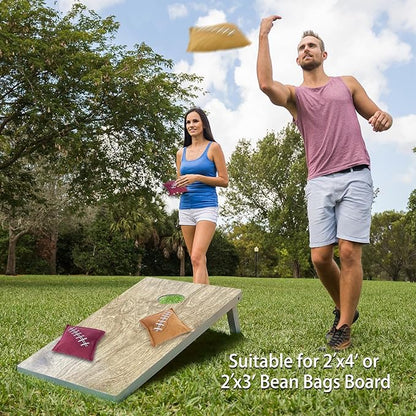 GSE Games & Sports Expert Set of 8 Premium Weather Resistant Cornhole Bags. Regulation Size and