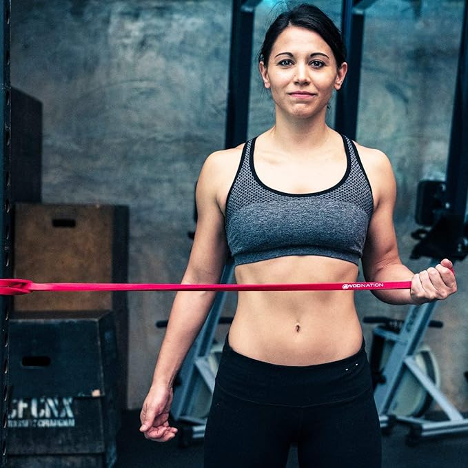 WOD Nation Pull Up Assistance Bands (10-175lbs Band) - Best for Pullup Assist, Chin Ups, Resistance