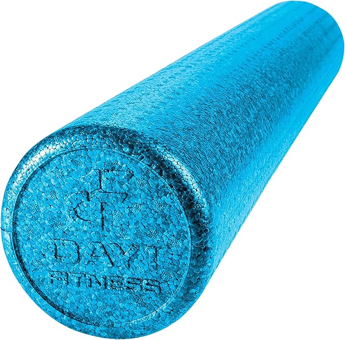 High-Density Round Foam Rollers - 4 Size and 8 Color Options - Massage Rollers for Stretching, Deep