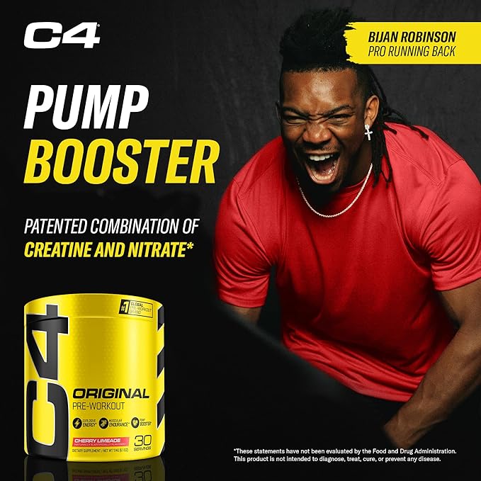 Cellucor C4 Original Pre Workout Powder Cherry Limeade | Vitamin C for Immune Support | Sugar Free