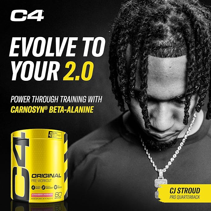 Cellucor C4 Original Pre Workout Powder Strawberry Margarita | Vitamin C for Immune Support | Sugar