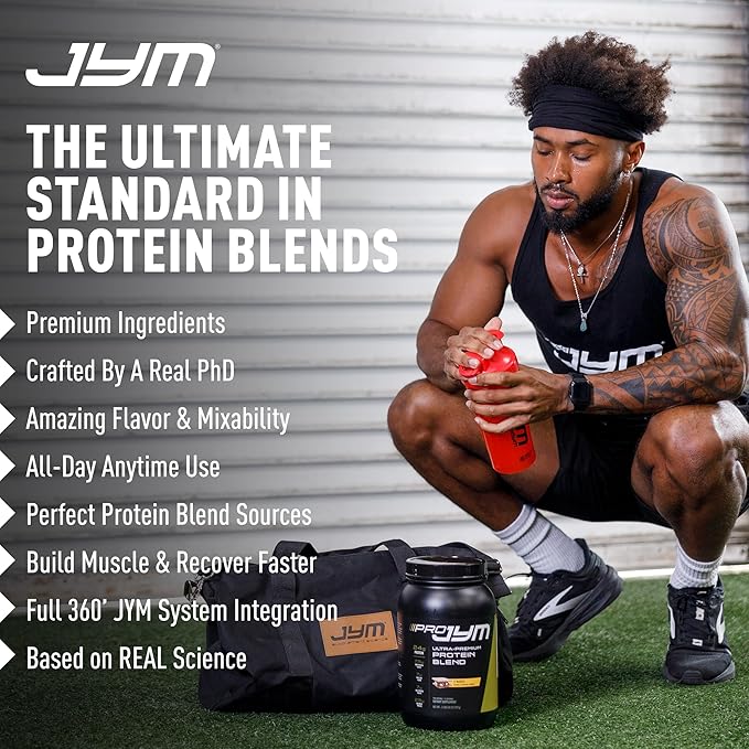 JYM Supplement Science Pro JYM Rocky Road Protein Powder - Whey Protein Isolates, Casein, & Milk