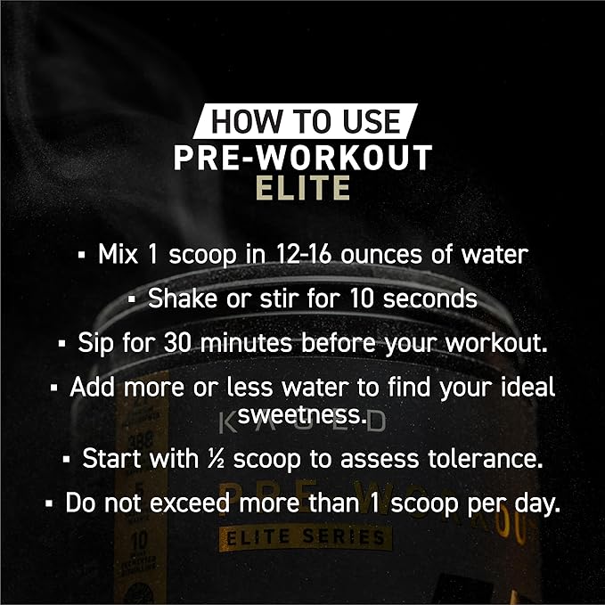 Kaged Pre Workout Elite Powder | Strawberry Lemonade | Pre-Workout with Creatine, Beta Alanine