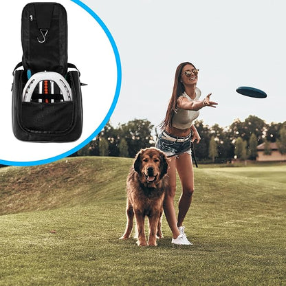 Abbylike Compact Horseshoe Carrying Bag 11 x 10.5 x 4 Inch Horseshoe Set Bag Tournament Quality