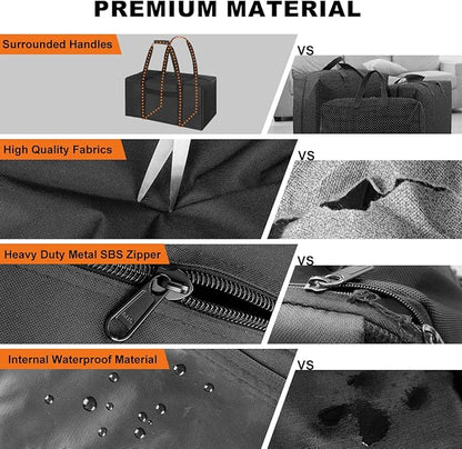COOLBEBE 24x12x12 Inch Travel Duffle Bag (53L), Mid-Size Weekender for Overnight Trips, Camping