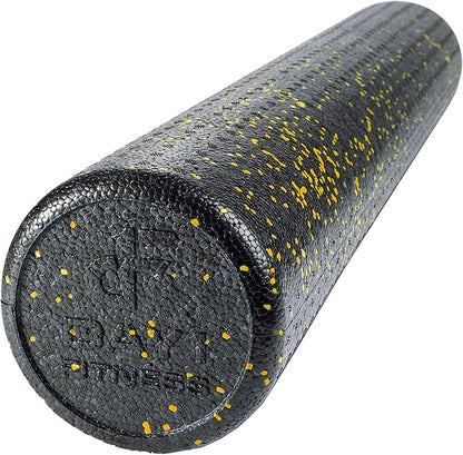 High-Density Round Foam Rollers - 4 Size and 8 Color Options - Massage Rollers for Stretching, Deep