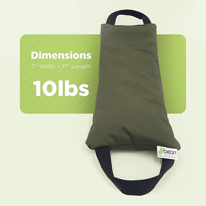 Yoga Sand Bags - 10 LB - Pilates Weights - Workout Equipment - Sand Bags for Weight Training