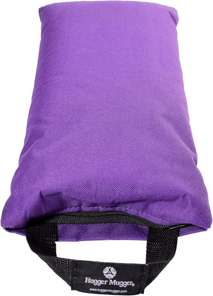 Hugger Mugger 10lb Yoga Sandbag - Adds Weight to Your Poses, Zipper Cover, Sturdy Handle, Silica