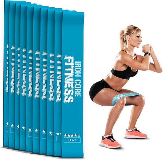 Latex Mini Resistance Bands Sets for Trainers, Bootcamp, Gym for Men and Women in Fun Colors