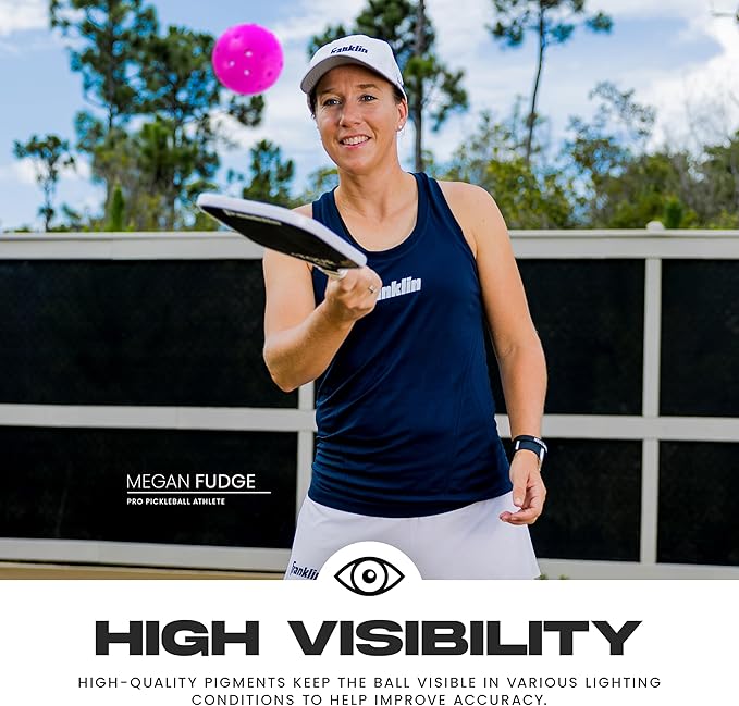 Franklin Sports X-40 Outdoor Pickleballs - Official Ball of USA Pickleball, APP Tour + US Open
